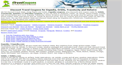 Desktop Screenshot of 4travelcoupons.com